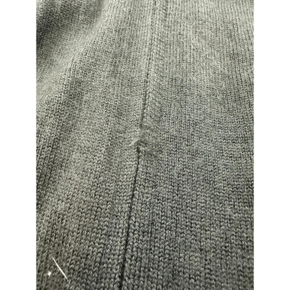 Banana Republic Zip Up Sweatshirt Mens XL Gray‎  Wool Pockets Sweater